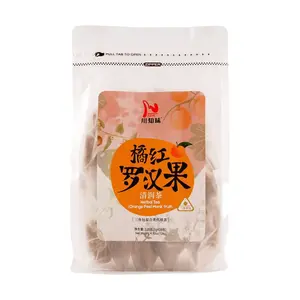 Sichuan Flavor Luo Han Guo Tea Bags - Monk Fruit Herbal Tea for Throat Relief & Hydration, 128g