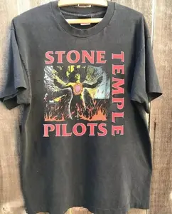[Sale up to 30%] + [FREE SHIP] Stone Temple Pilots Band, Stone Temple Pilots Charcoal Unisex T-shirt All Size