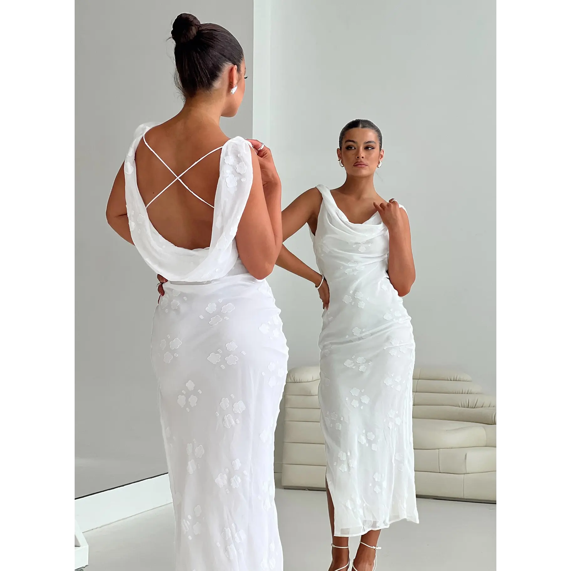 Contessa Maxi Dress White Contessa Maxi Dress White