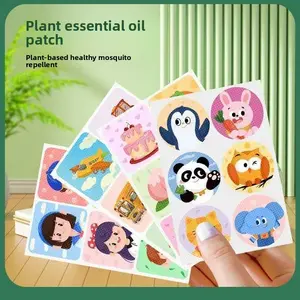 2026 Minimal Bits Summer Having, 108 Counts Animal insect repellent sticker, cute animal design, sticks to clothes, backpacks, chairs, preserves effectiveness when sealed
