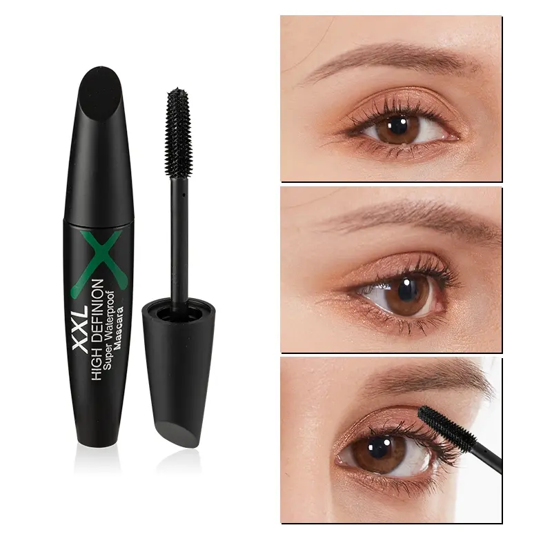 Waterproof Beauty Mascara Fork Long Curl Dense Lengthening Natural Lasting No Smudge 10ML, Eyelash Makeup Essential