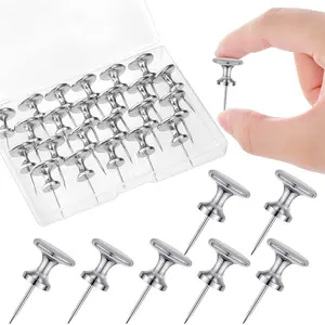 30 Count  Metal Push Pins 1.14 Inch, Giant Thumb Tacks for Wall hangings 20 Lbs Poster pins for Cork Board Bulletin Maps Office  Classroom Decorative