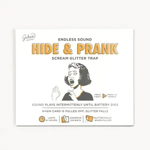 Hide and Prank Scream Glitter Trap