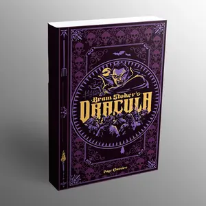 Dracula: Deluxe Hardcover Classic Literature Novel by Bram Stoker