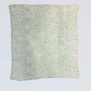 Handmade Crochet Green & Yellow Multicolored Baby Blanket