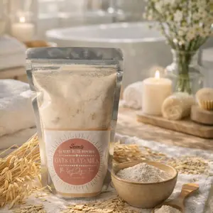 Serenity Luxury Bath Powder Oats Clay & Milk for Soothing Bath Experience Sensitive Skin Relief Under 10