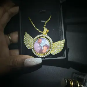 Great for Memorial, Anniversary Gifts, Birthday Gifting, Unique Design with Circular Frame and Winged Accents