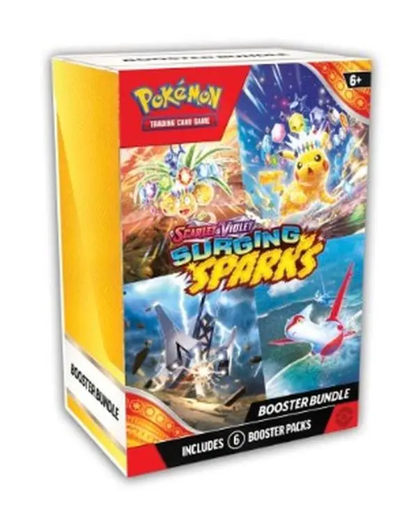 Pokemon Scarlet and Violet Surging Sparks Booster Bundle - 6 Packs Per Bundle - TikTok Shop Pokemon Scarlet and Violet Surging Sparks Booster Bundle - 6 Packs Per Bundle - TikTok Shop