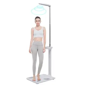 Professional Digital Physicians Scale 440lbs/200kg Capacity Digital Medical Scale for Body Weight and Height Scale Range 80-210CM BMI Body Fat Measurement Device