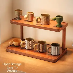 Desktop Storage Rack Cup Storage Rack Dining Table Countertop Workstation Water Cup Coffee Cup Tea Set Table Small Cup Rack