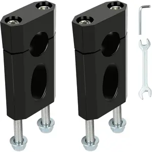 Mini Bike Handlebar Risers 7/8 22mm Bike Handlebar Riser Replacement for Coleman BT200X CT200U-EX Trailmaster MB200 Mega Moto 80 105 Razor MX650 Apollo SSR 110 125 Dirt Pit Bike Motorcycle Part