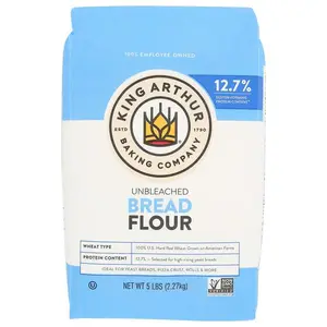 King Arthur Bread Flour, Unbleached, 5 lb (Pack of 1)