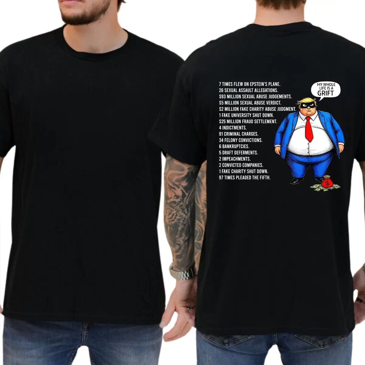 Trump's Life Is A Grift T-shirt, Funny Shirts, Democrat Tee, Liberal Tee, 8647 Shirt