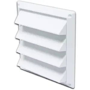 Lambro 604W 4 in. White Air Intake Vent
