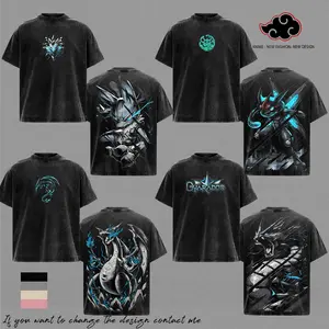 [COLLECTION] PKM - GreninjaPokemon , MegaLucarioPokemon , GyaradosPokemon ; CharizardPokemon Anime T-Shirt Vintage Acid Wash Oversized Graphic Tee Streetwear Collection Gift