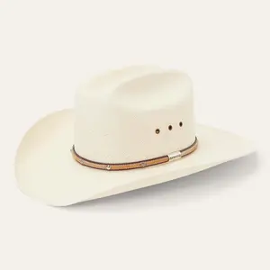 STETSON ANGUS 81 NATURAL 10X STRAW HAT
