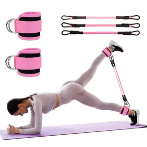 Adjustable Ankle Resistance Bands – Glute Workout Bands for Home Leg & Glute Training, Body Shaping, Essential Home Fitness Equipment, Heavy Exercise Bands