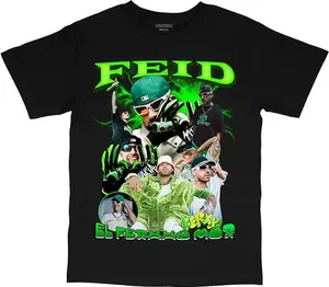 Feid Ferxxo Calipsis T-Shirt Feid Tour 2024 T-Shirt Women Men Summer Rapper Crewneck Short Sleeve Tee