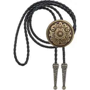 Bolo Tie for Men, Western Bolero Tie Cowboy Ties   Cowgirl Bolo Tie Accessories for Men Women