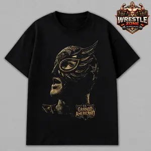 Rey Mysterio El Grande Americano T-Shirt, WWE Lucha Mask Graphic Tee, Vintage Style Wrestling Shirt, Unisex Streetwear Cotton Tee, Gift for WWE Fans 2026