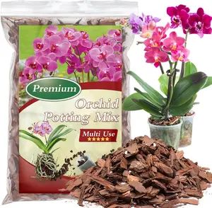 Orchid Bark Potting Mix,Premium Orchid Potting Mixture of Pine Bark
