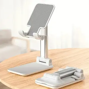 Adjustable Phone Stand, Foldable Desktop Holder for Live Streaming and Photography, Extendable and Portable Tablet Mount for Home Use, Multifunctional Phone Stand