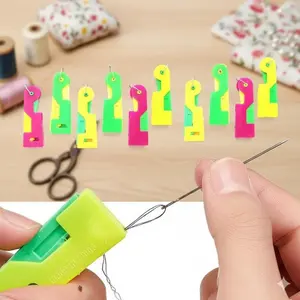 Automatic Threader Sewing Machine Accessory - Anti-Slip Needle Threading Tool for Home Sewing Machines. Quick, Easy, Effortless Operation, Reusable, Fits Multiple Models. Perfect Sewing Aid & Thread Guide.