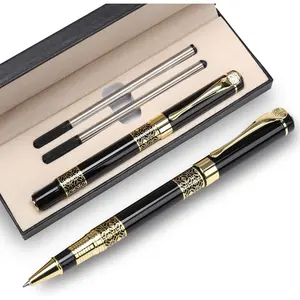 Ballpoint Pen Black Refill,business pens,Luxury Pen, Ball Pen  Set for Men & Women Professional Executive,Office,Nice Pens Classy  Box (Black)