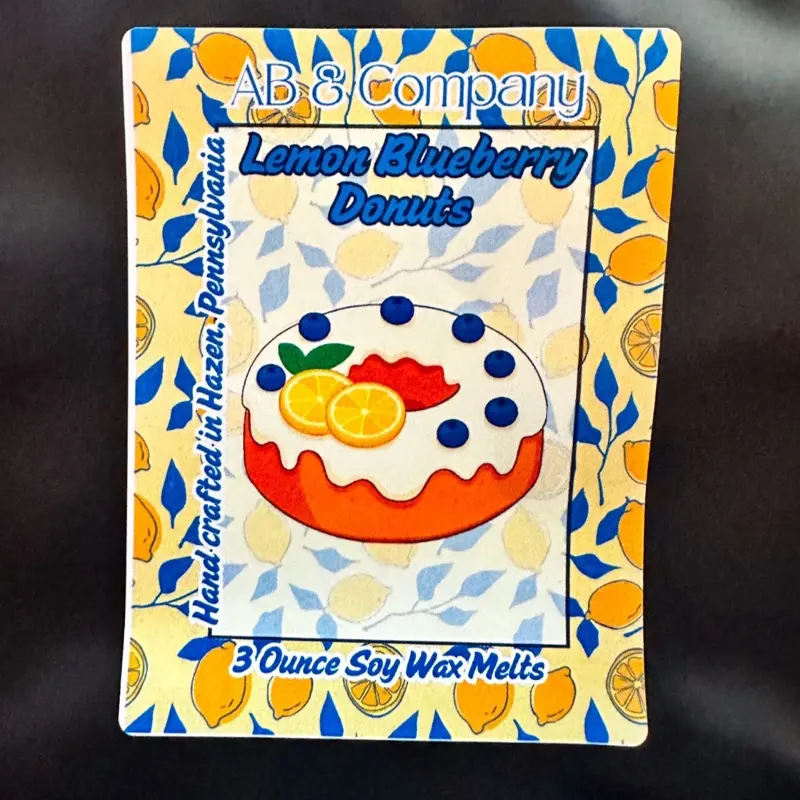 Lemon Blueberry Donuts Soy Wax Melts