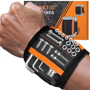Magnetic Wristband for Tools Gifts for Men-Premium Nylon, Powerful Magnets for Holding Screws Nail, Birthday Christmas Gifts for Dad Grandpa Husband Handyman Boyfriend Anniversary Fathers Day
