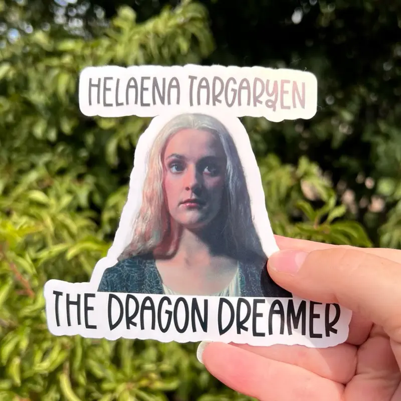 House of the Dragon Helaena Targaryen The Dragon Dreamer Waterproof UV-resistant Sticker