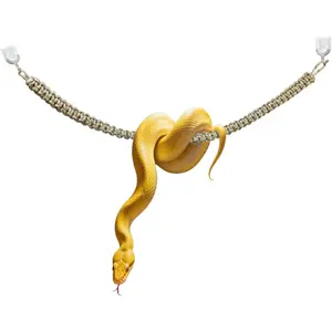 Climbing Enrichment Toys Swing Climbing Rope for Ball Python Corn Snake Reptile Climbing Accessories
