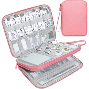 Electronics Organizer Travel, Travel Cord Organizer Case, Compact Electronics Accessories Bag for , Cord, Charger, Phone