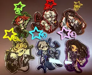 GACHIAKUTA Acrylic Keychains || Rudo Enjin Zanka Riyo Amo & Jabber Inspired