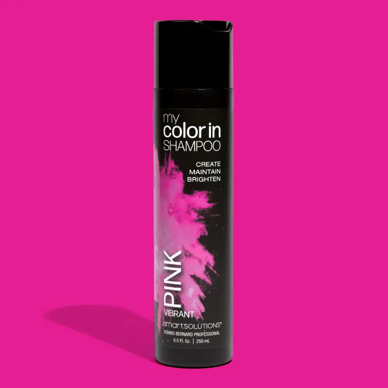my color in Color Depositing Shampoo (Vibrant Pink) - Sulfate & Paraben Free Hair Dye | Made in USA (8.5 Fl Oz) (8 Colors)