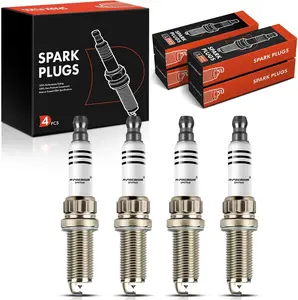 Premium Iridium Platinum Spark Plugs Compatible With Mini Cooper 2007-2015, Cooper Countryman 2011-2016, Cooper Paceman 2013-2016, Pack of 4