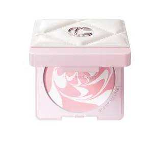 CARSLAN PINK Limited Edition 3.0 Black Magnet Soft Focus Powder, Replaceable Container, 24H Longlasting Translucent Pressed Setting Powder, Oil Control, Waterproof, Sweatproof, Blurring Pore Face Powder, Matte Flawless Finsh, Travel-Friendly Touch Up