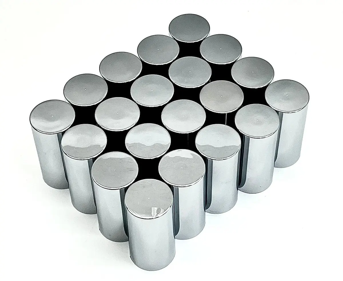 20 Pack 33MM X 4 1/4" TALL CYLINDER NUT COVER - THREAD-ON