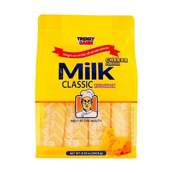 🔥 HOT SALE 51% OFF | TRENZY GAHM Rice Crackers, Classic Milk Flavor, 8.53 oz (Cheese)