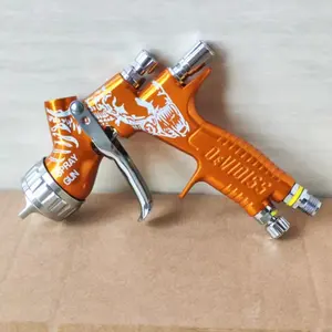 Devidiss Gte Pro Te20 Lite Hvlp Spray Gun, 1.3mm Fine Mist Nozzle, Professional Use for Car Paint, High Volume Low Pressure, Paint Spraying Tool
