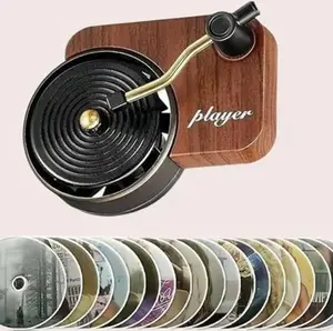 21PCS Car Air Fresheners Record Player Air Freshener Car Vent Clip for Women Album Cover Air Freshener Car Accessories For Music Lover Gifts