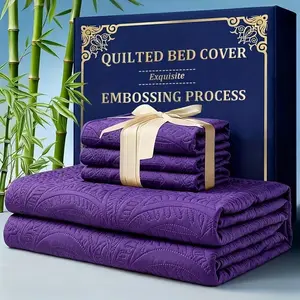 2/3pcs Quilt Bedspread Bed Cover (Includes 1 Quilt, 1 Or 2 Pillowcases), Lightweight Microfiber Bedspread - Modern Style Coin Pattern Quilt, Soft And Skin-Friendly Quilt, Hypoallergenic And Machine Washable, Suitable for School Dormitory Bedroom Hot