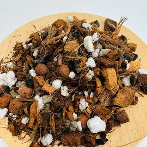 Happy Houseplant Haven's Super-Chunky Potting Mix | Peat-Free Hand-Packed Quality Blend for Aroids & Orchids