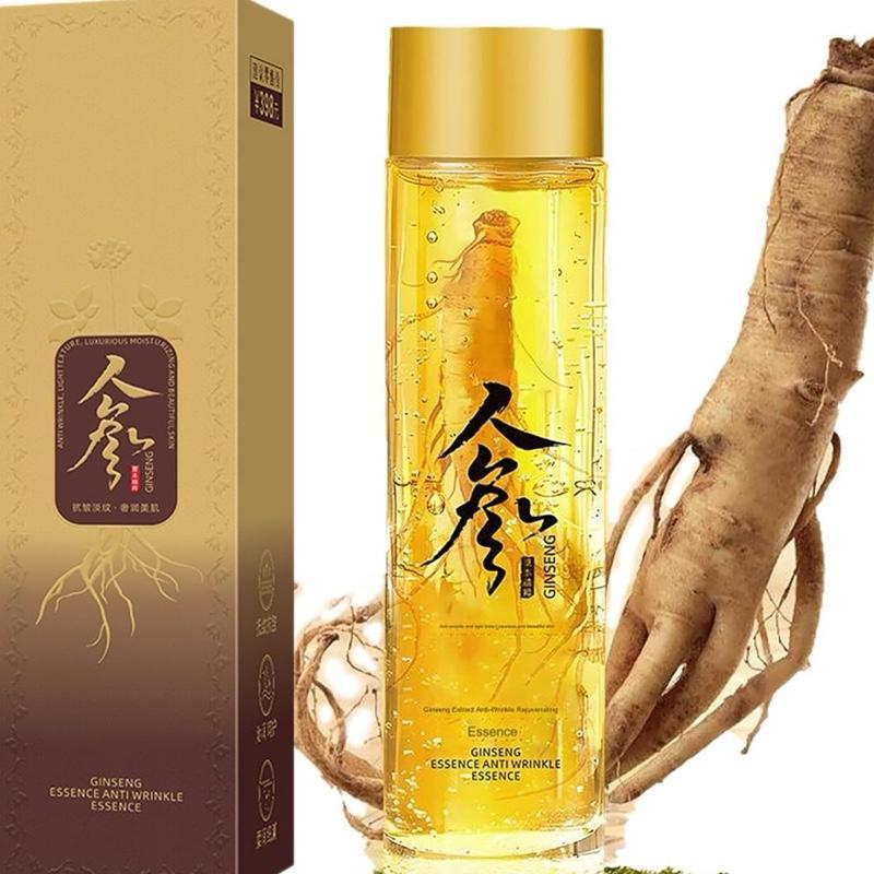 2x Ginseng Extract Liquid,Ginseng Extract Anti-Wrinkle Original Serum Oil,Korean Red Ginseng Polypeptide Anti Aging Essence,Ginseng Moisturizer,Reduces Wrinkles,Improves Sagging