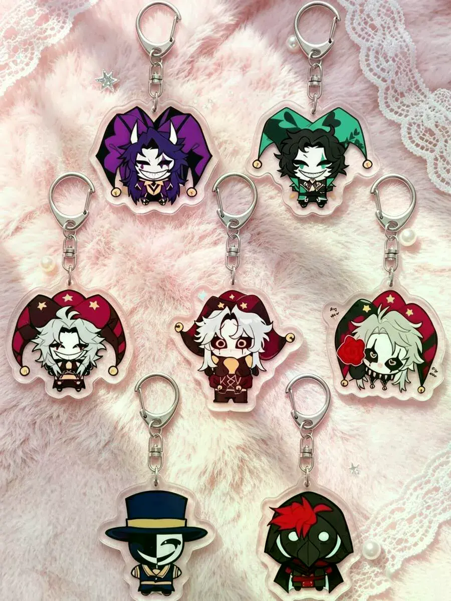TFC The Freak Circus Acrylic Keychain - Bizarre Circus Clown Keychain - Cute Accessory, Fun Charm For Backpack Or Purse | High Quality and Customer Favorite Items