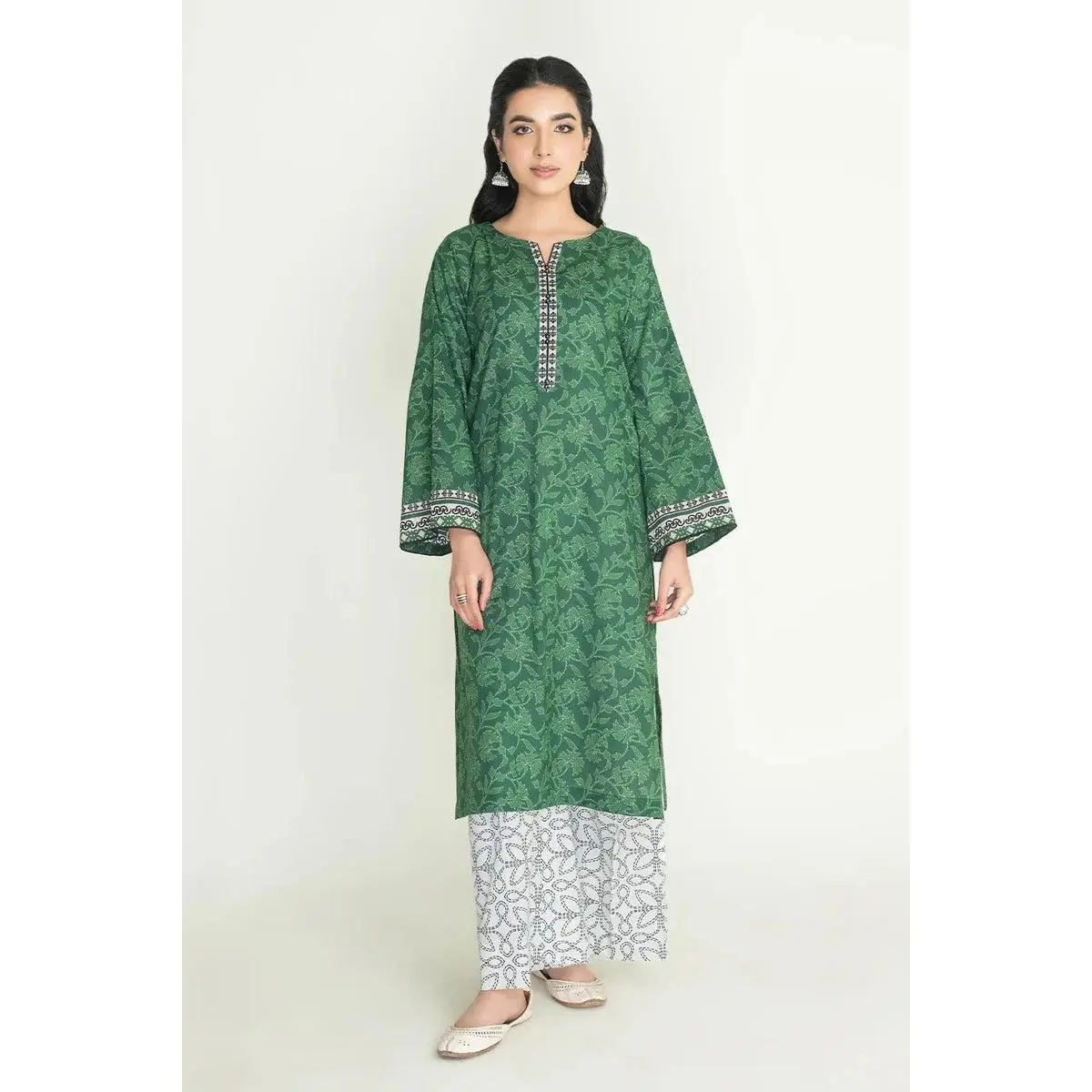 2PC Printed stitched Lawn Suit KST-3464