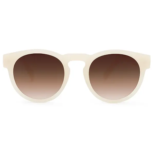 Chelsea - Nude - Tangle Free Round Sunglasses - Certified Shatter-Resistant Lenses - UV400 - For Women & Men
