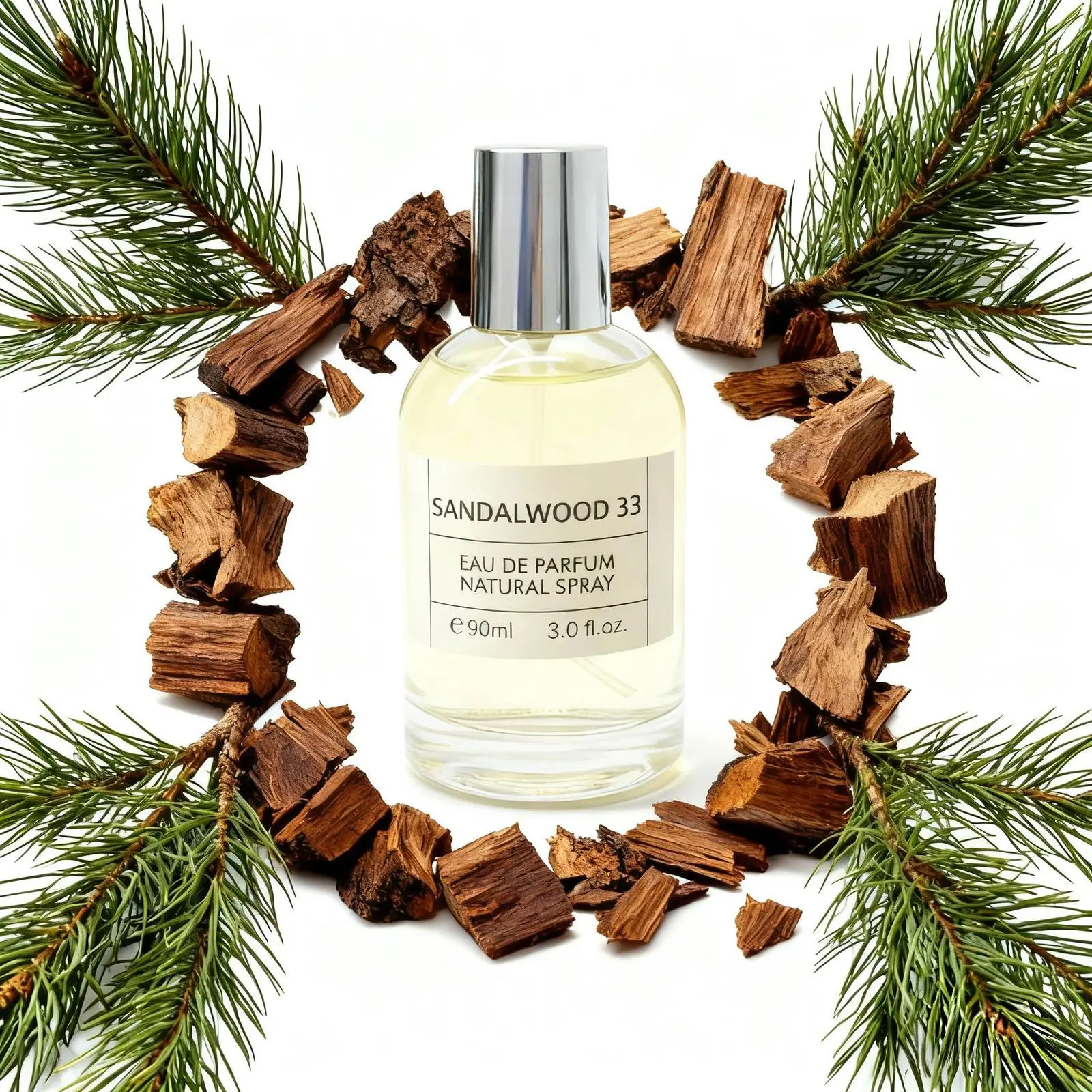 Sandalwood 33 Perfume Laboratory Parfum Spray - 3.0 Fl oz Unisex, Iconic New York Scen