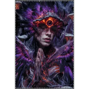 Ember Spore Phoenixkin -Satin Posters