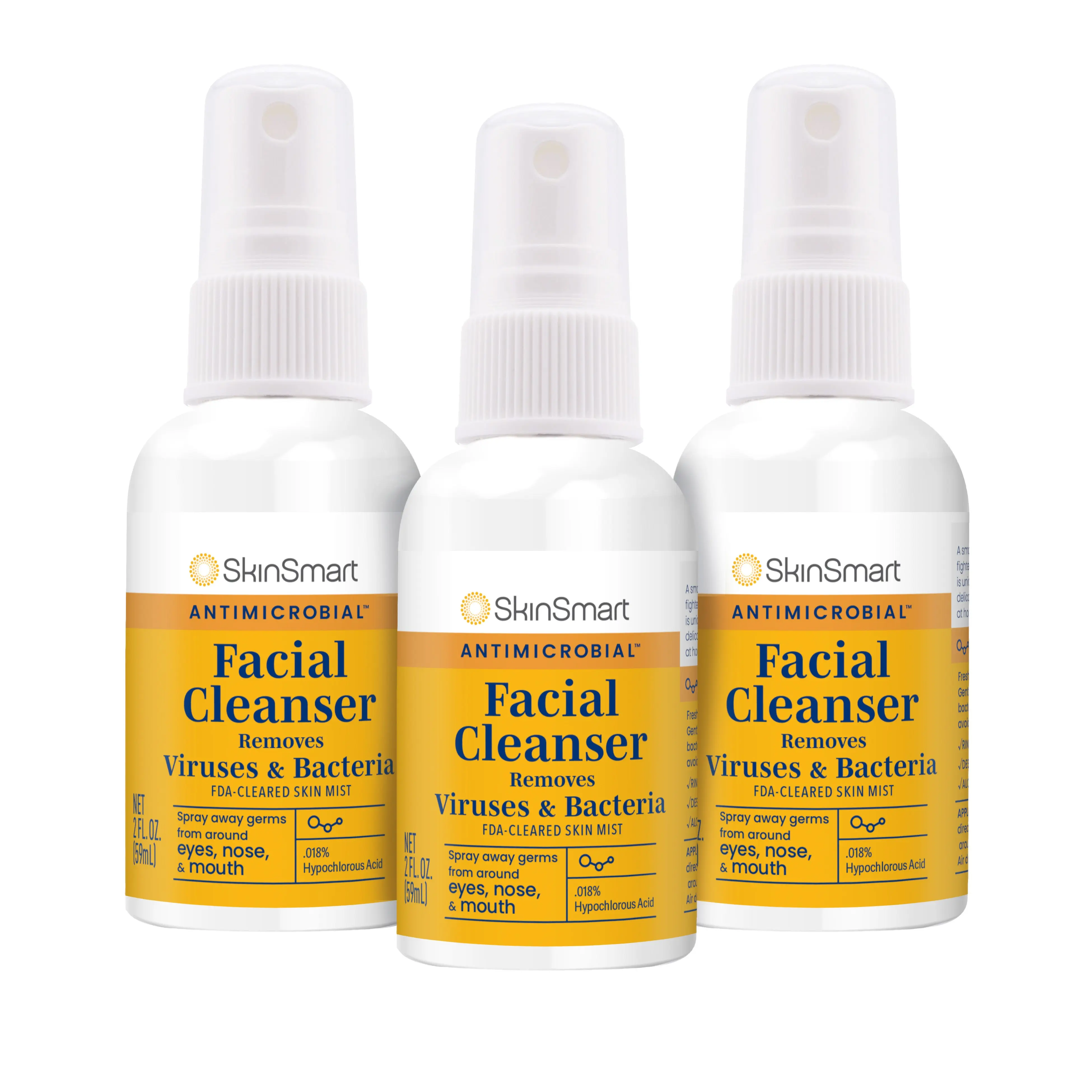 SkinSmart Antimicrobial Facial Cleanser Removes Viruses & Bacteria SkinSmart Antimicrobial Facial Cleanser Removes Viruses & Bacteria